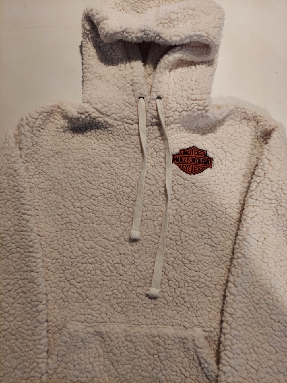 Women's Harley-Davidson Cream Sherpa Hoodie